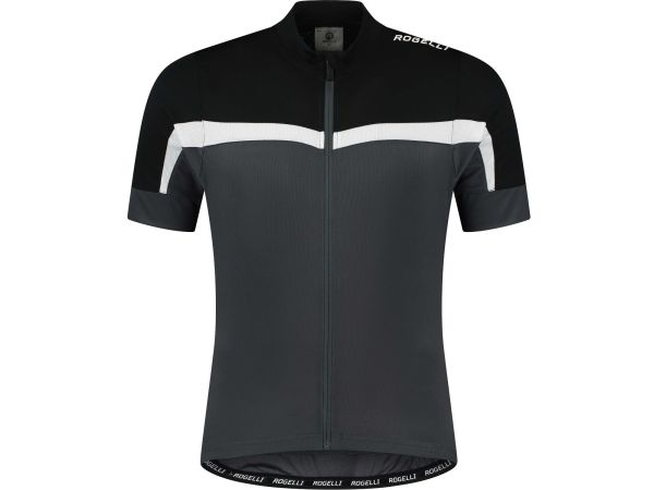 Rogelli Course Cykeltrøje, Black/White/Grey