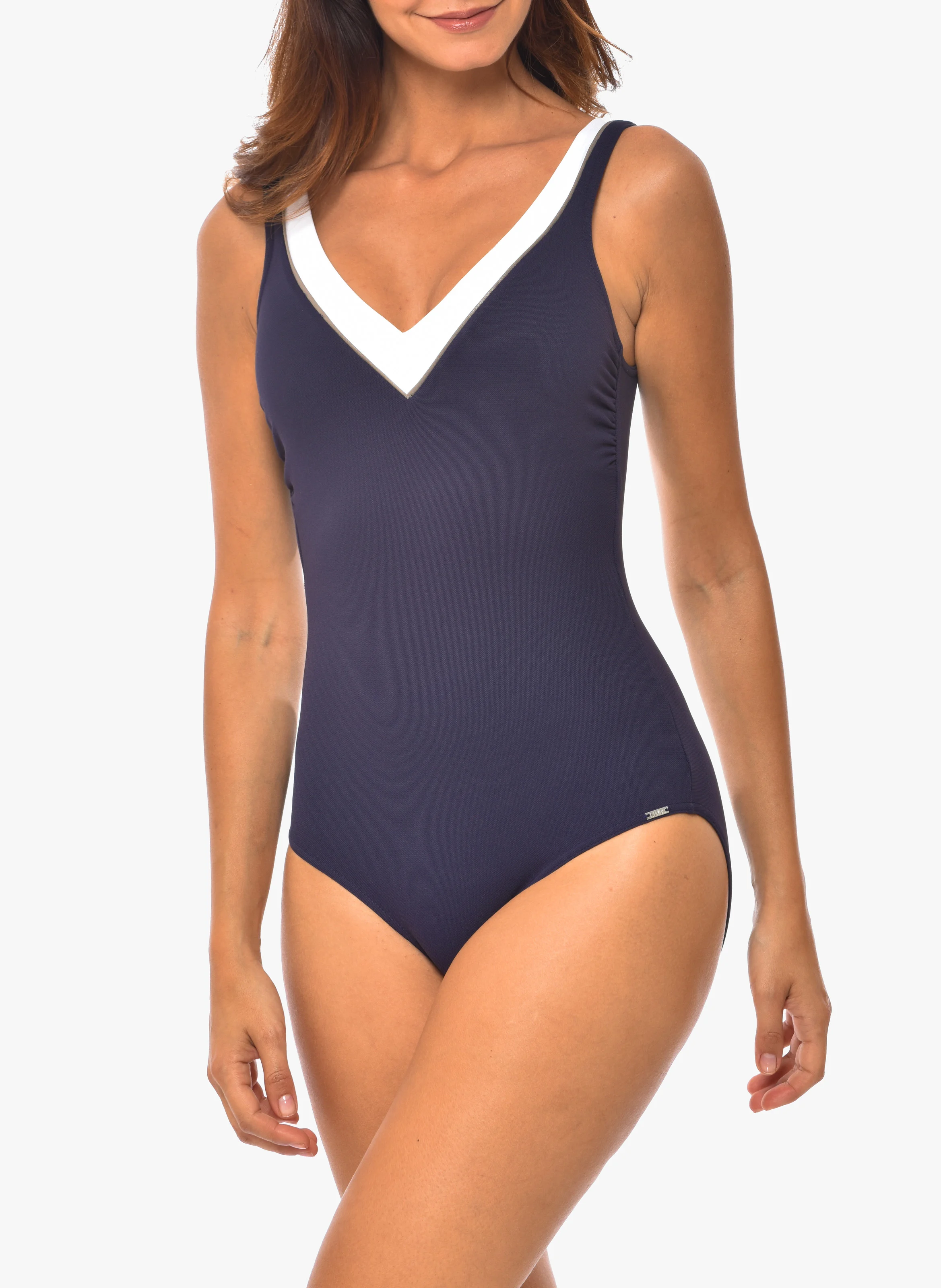 TAMARINDO - Maillot de bain 1 pièce décolleté | Bleu