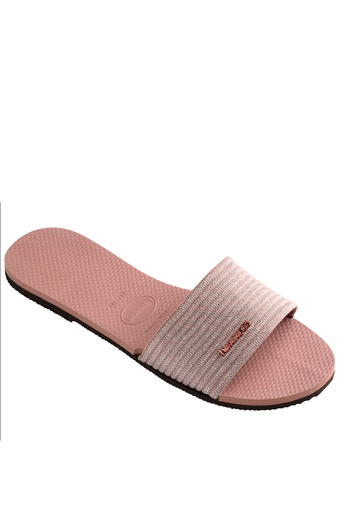 Chinelo Hav. You Malta Metálico - rosa