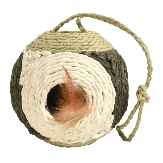 Griffoir facette vert pour chat