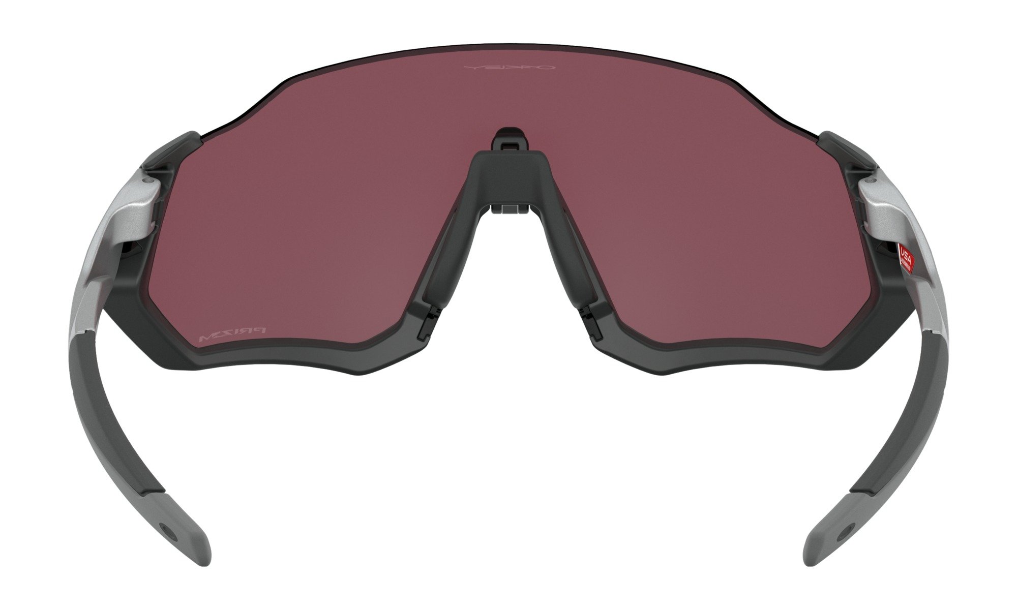 Oakley Flight Jacket Matgrå Prizm Road Black