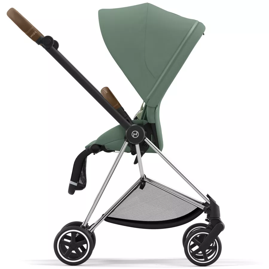 cybex PLATINUM Kombikinderwagen New Mios Chrome Brown Leaf Green