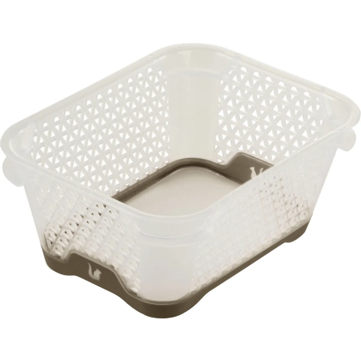 Keeeper Mini Cesta - Transparente/Marrón