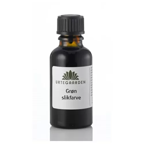 Urtegaarden Grøn Slikfarve - 10 ml