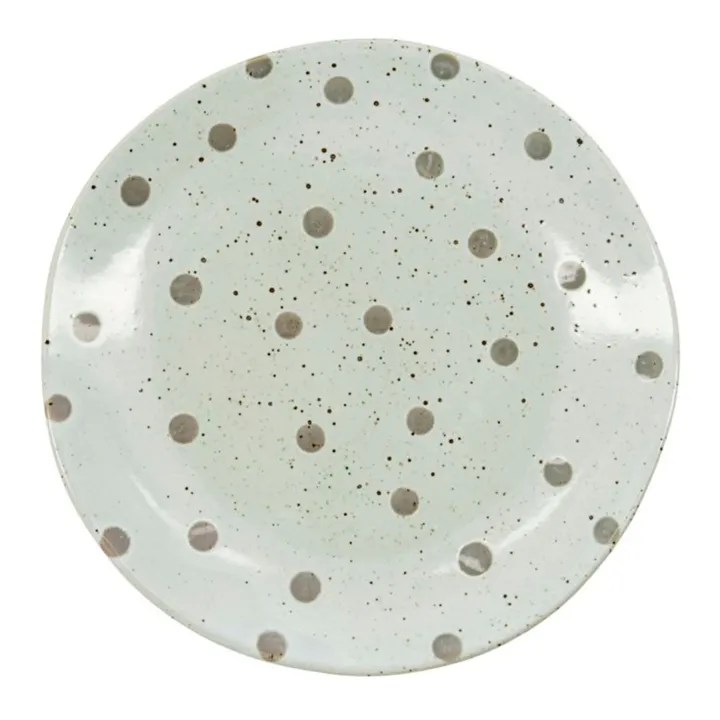 House Doctor Assiette dots en grès | Beige