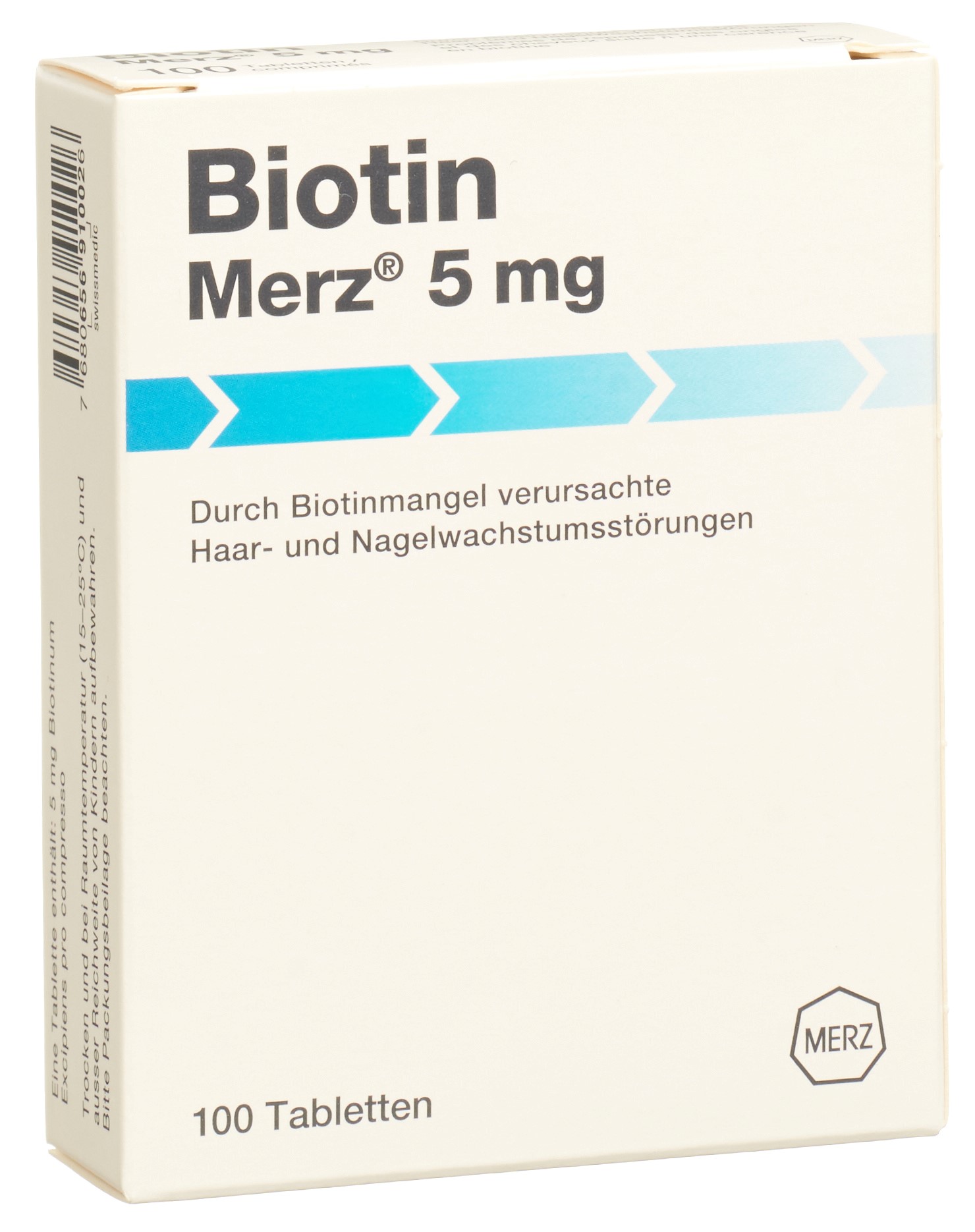 BIOTINE Merz 5 mg<br>100 Stück, Blister, Tablette