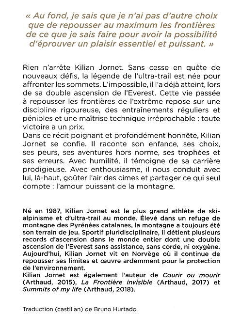 ARTHAUD - AU DELA DES SOMMETS