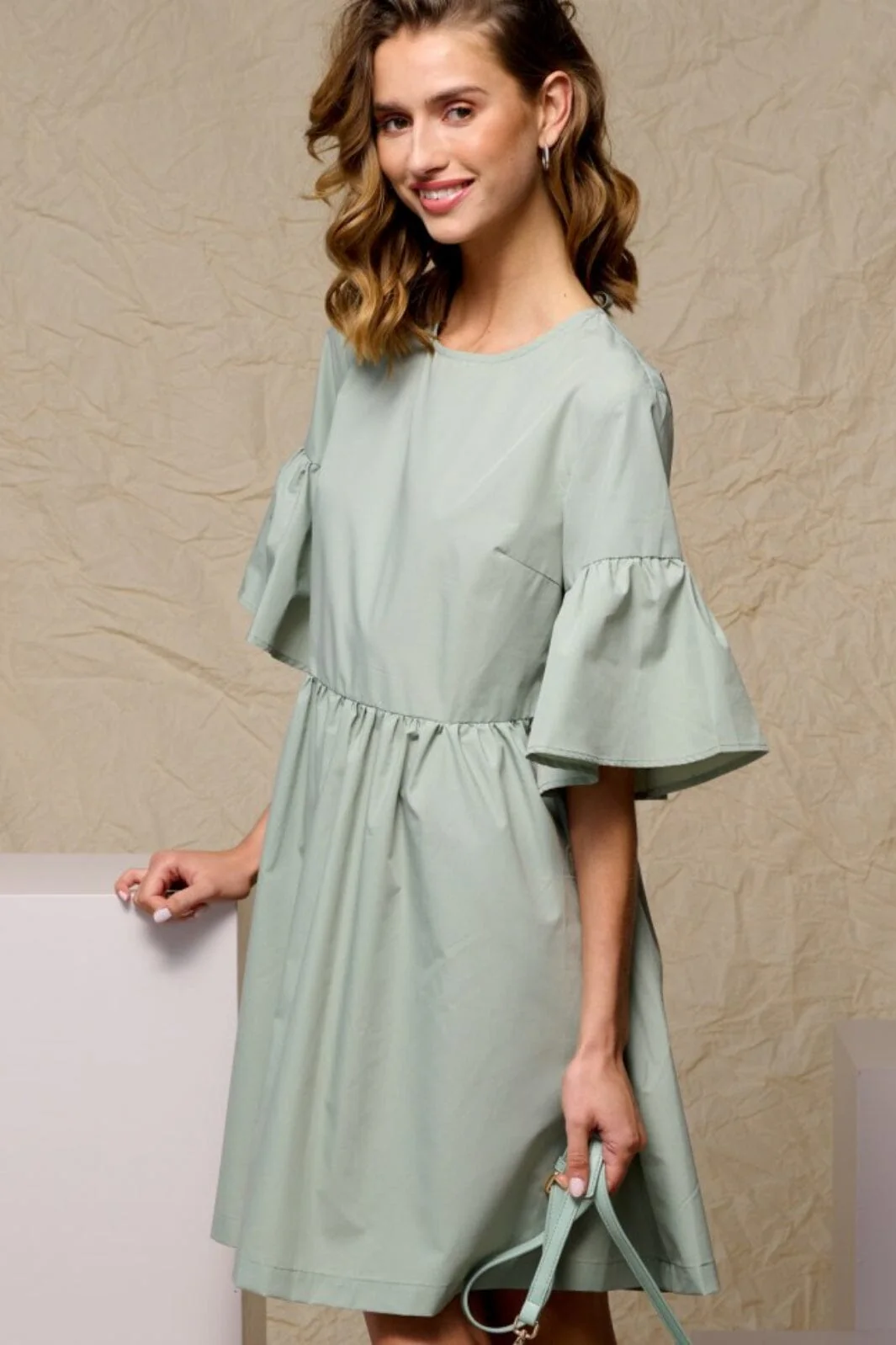 Noella Adaleide Dress 1147 green pastel