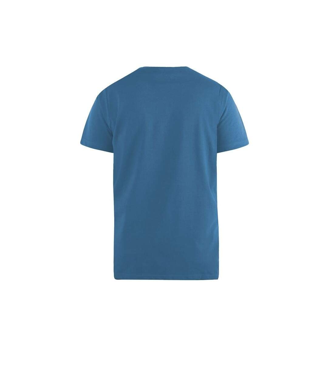 Duke - T-shirt col V SIGNATURE-2 - Homme (Sarcelle) - UTDC167