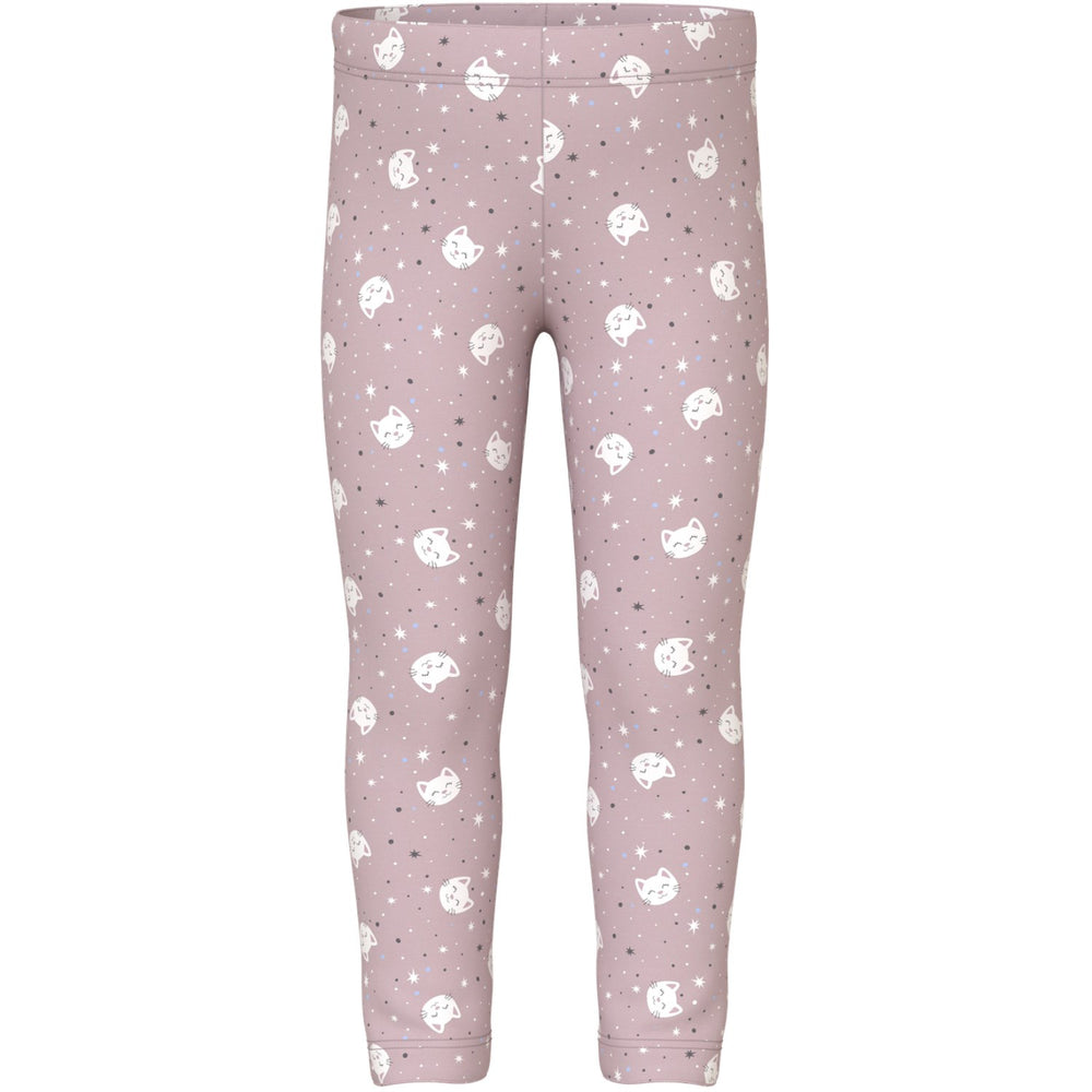 Køb Name It Keepsake Lilac Yin Yang Cats Nmfdavina Aop Swe Leggings Bru