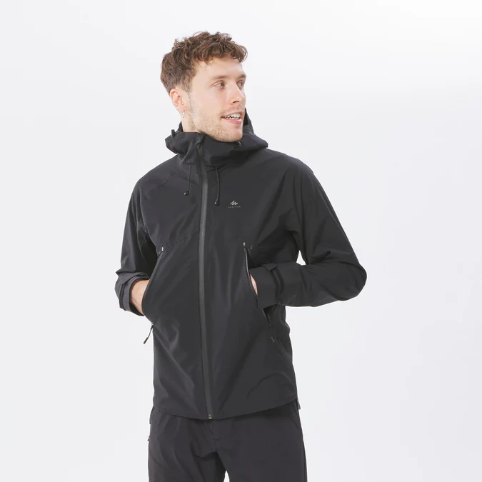 Decathlon Quechua - Jaqueta impermeável leve para caminhadas Quechua masculina MH500