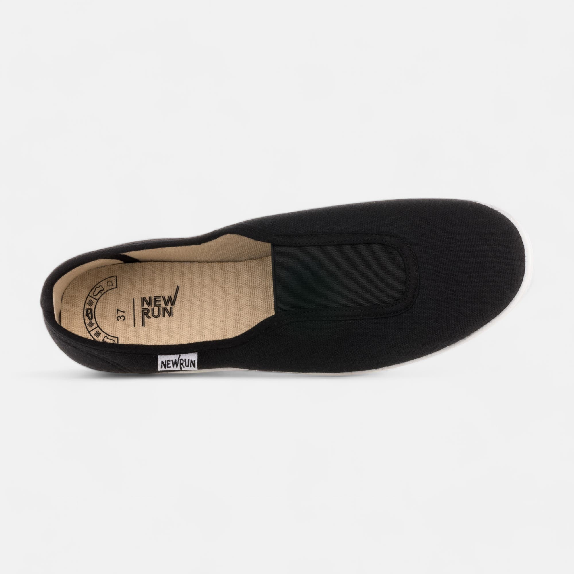 Baskets en toile Fille noir