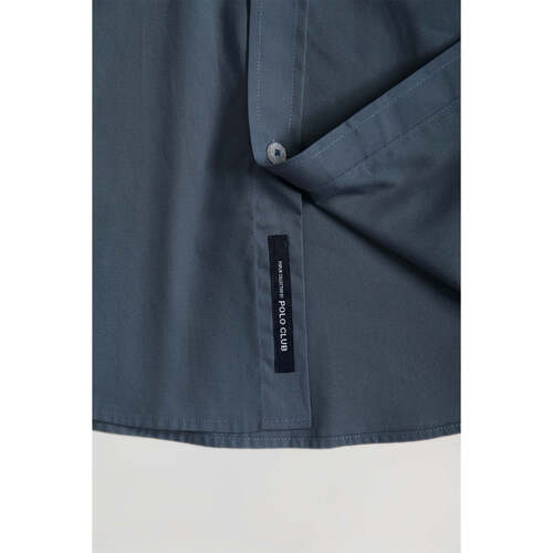 Polo Club - RIGBY GO SHIRT SLIM POPLIN Azul