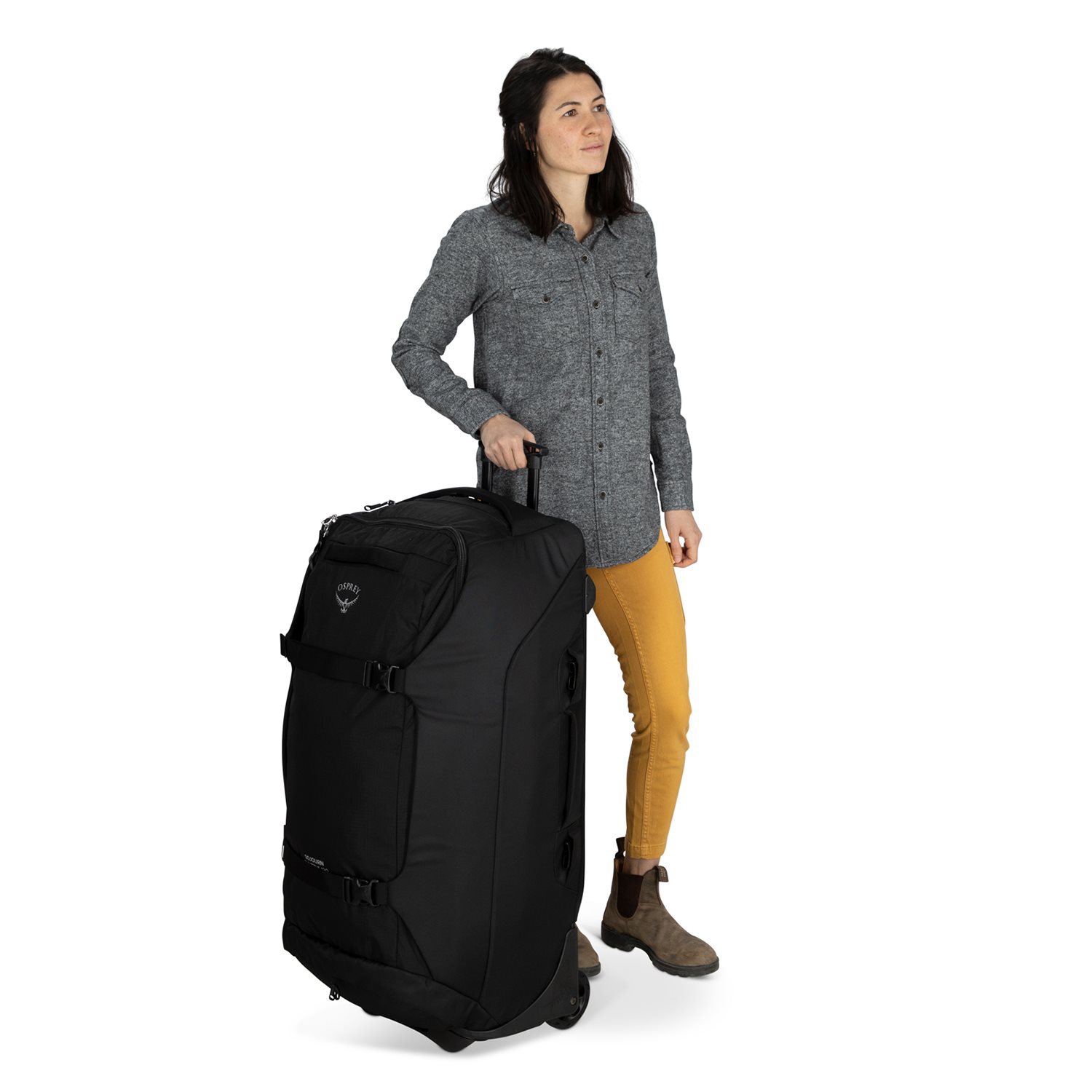 Osprey Sojourn Shuttle Wheeled Duffel 130L black