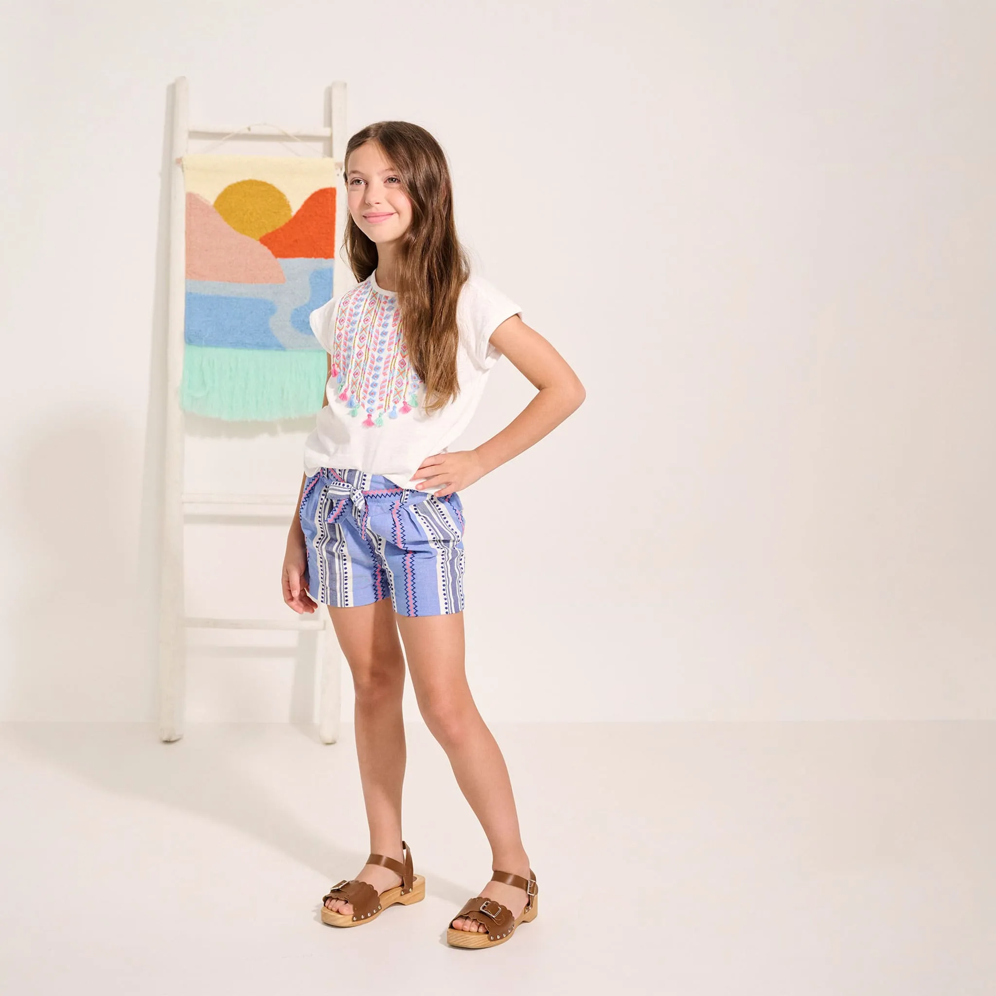 Hatley Short Rayé Boho 3-8ans