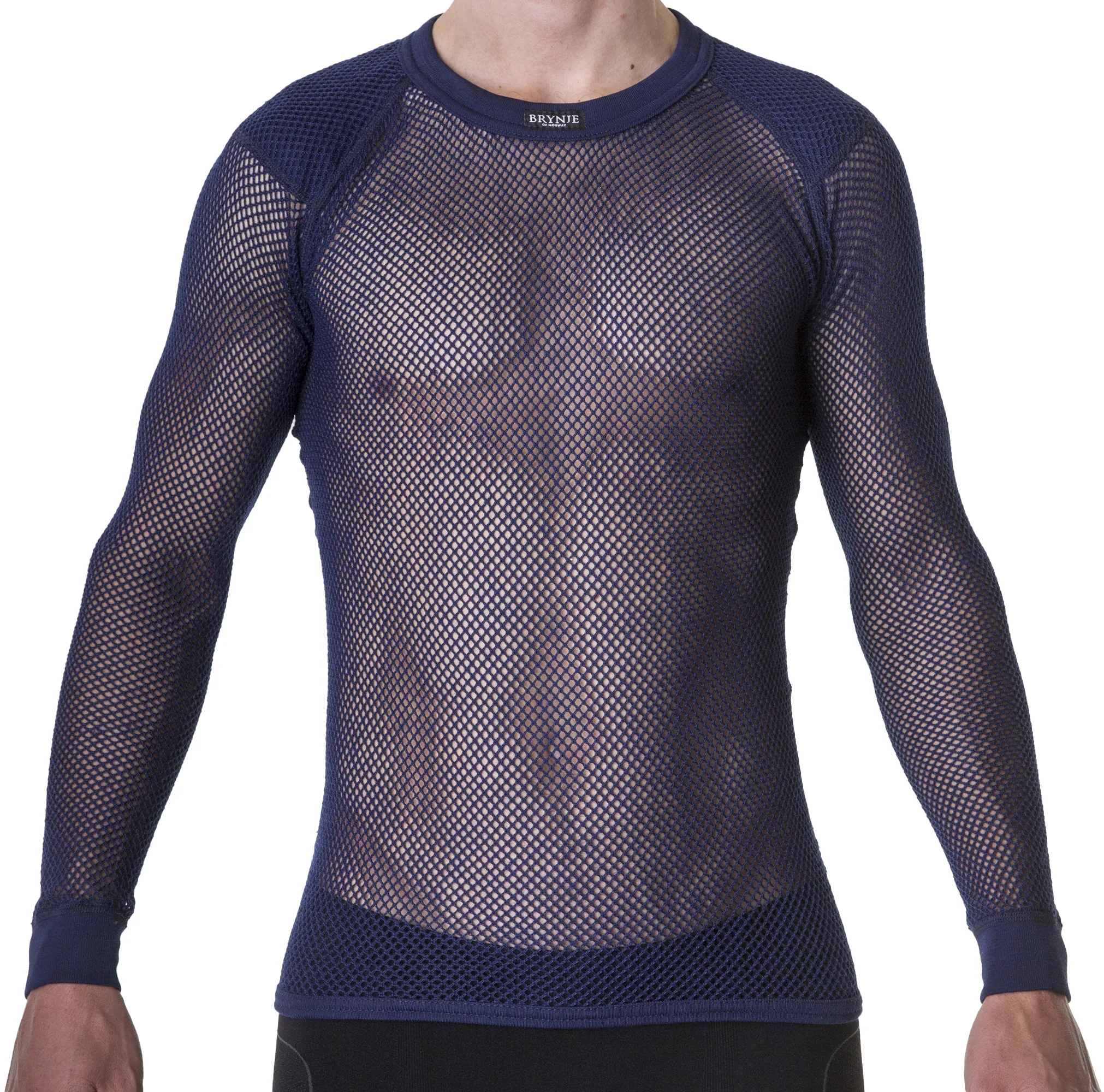 Brynje Unisex Super Thermo Shirt with Shoulder Inlay Navy