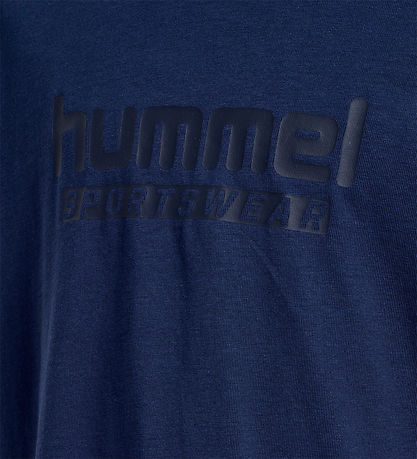 Hummel T-Shirt - hmlJr Base - Dress Blue