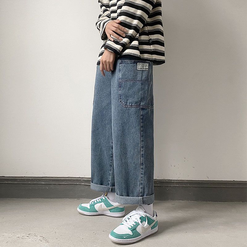 Fushet - Cropped baggy jeans