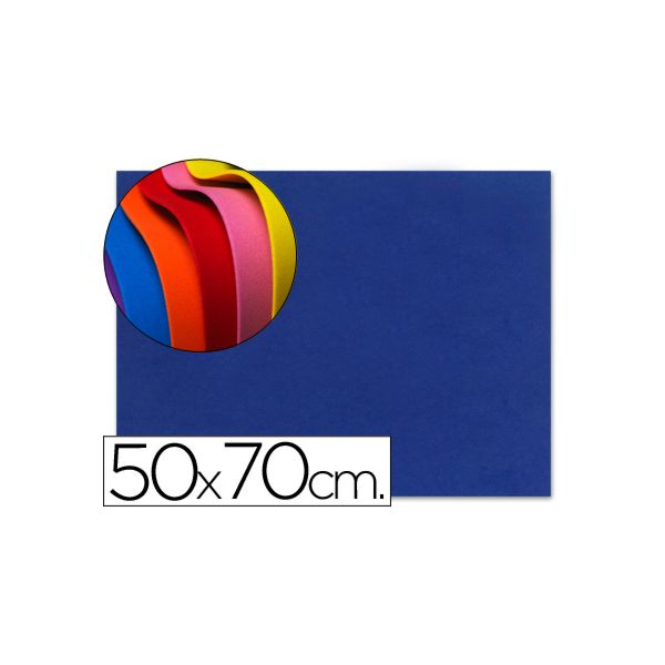 LiderPapel Folha EVA Musgami 50x70cm 1.5mm Azul 10un.