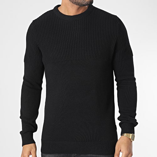 Pull Al Life Reg Knit 22024031 Noir