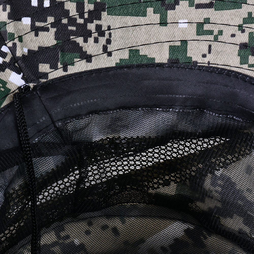 Decopatent Camouflage Vissershoedje (Bucket Hat, Army Groen)