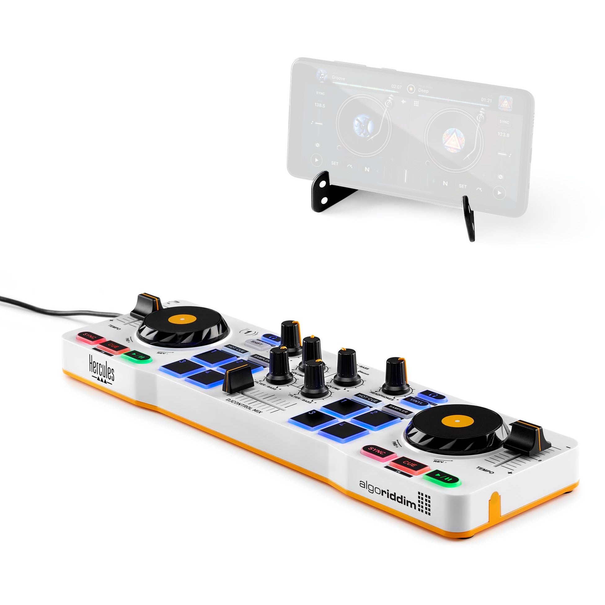 Hercules DJControl Mix DJ starterset voor smartphones