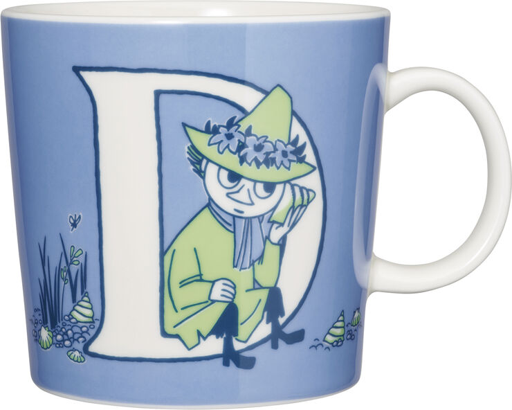 Moomin Arabia Mumi krus 40 cl ABC D Blå
