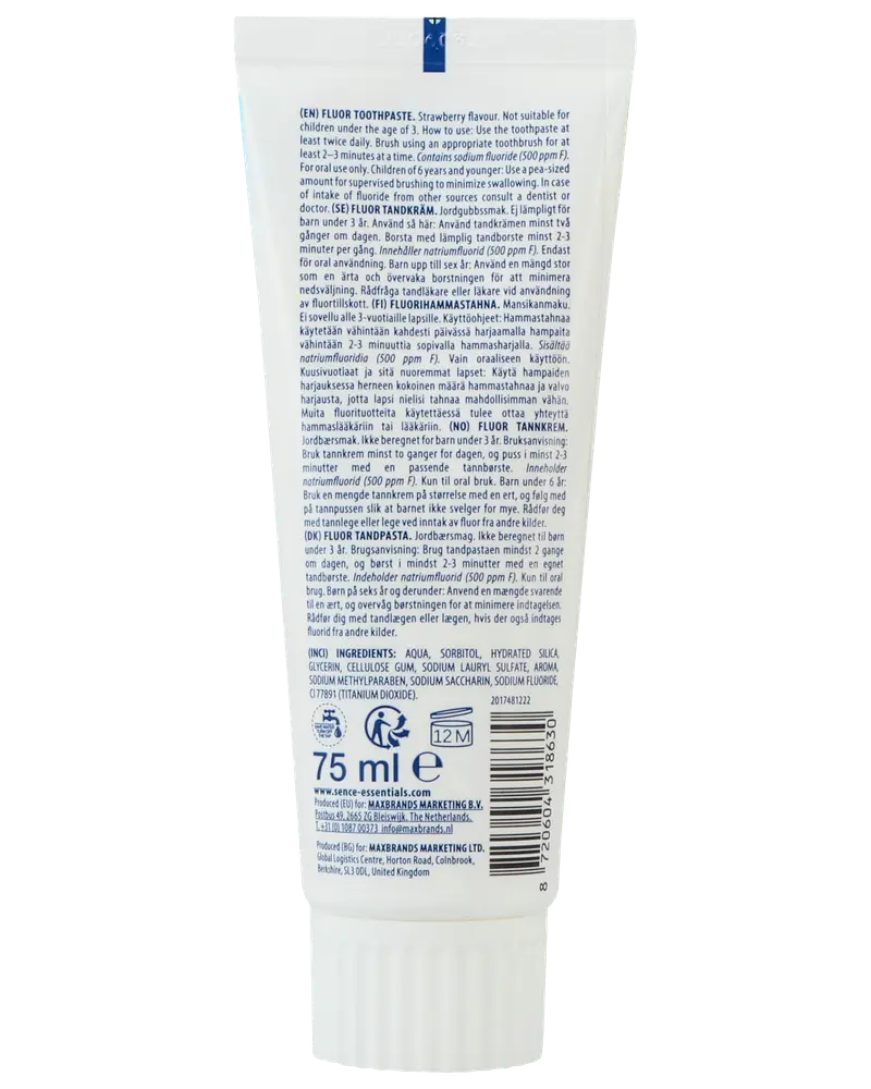 Sence Børnetandpasta 75 ml