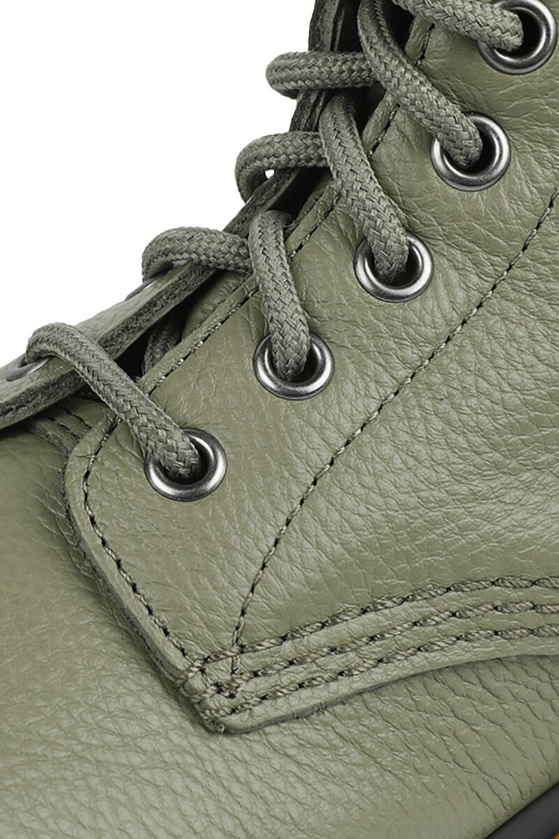 1460 Pascal - Muted Olive Virginia | Dr. Martens Bottes de motard