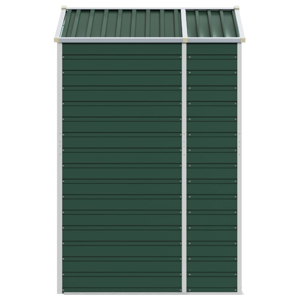 Abri de jardin vert 191x130x198 cm acier galvanisé