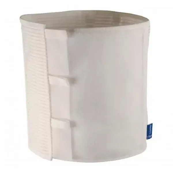 Cinto toracoabdominal Thuasne Dynabelt, 26 cm de altura, tamanho 2, branco