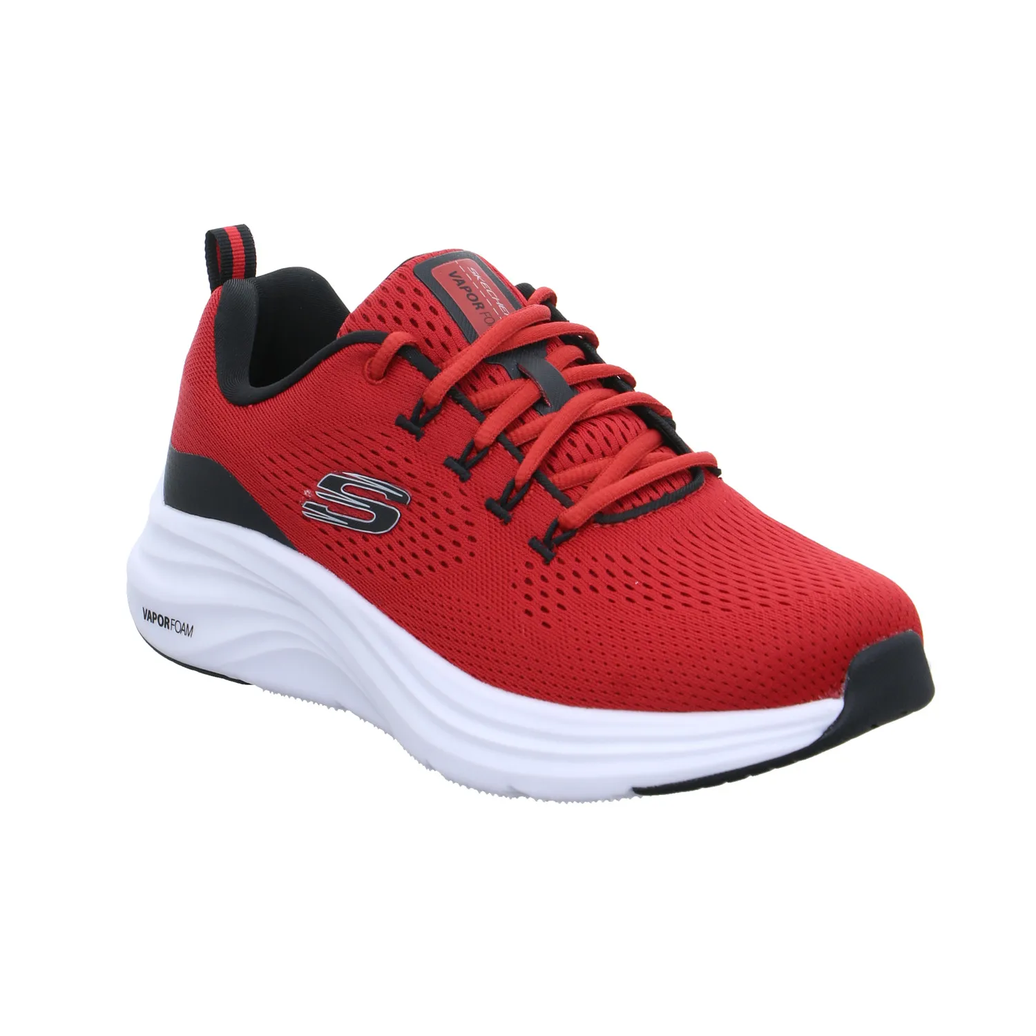 SKECHERS Halbschuhe Sneaker Stoff Rot Synthetik