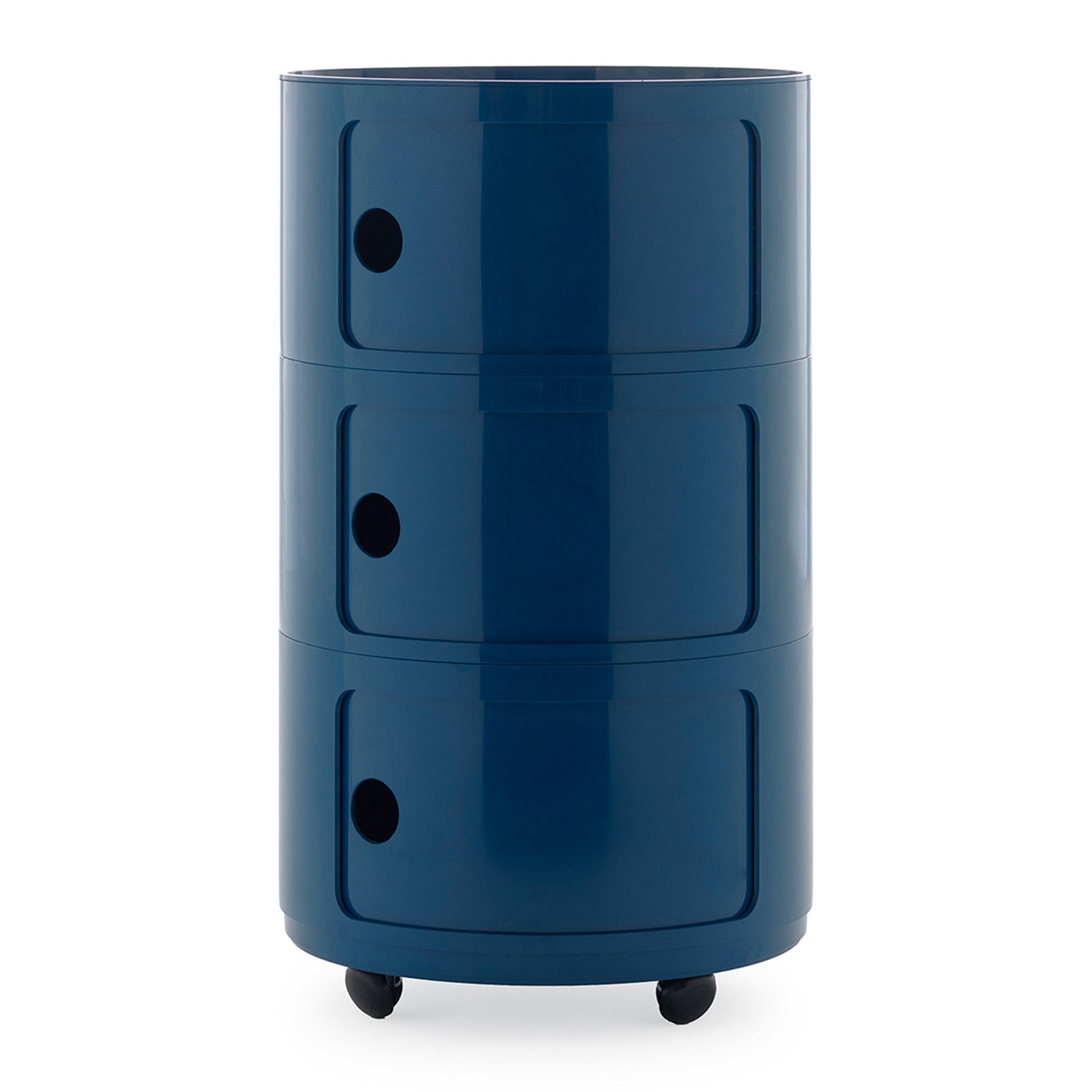 Kartell Componibili Kast Ã 42 cm - 3 Modules - Blauw