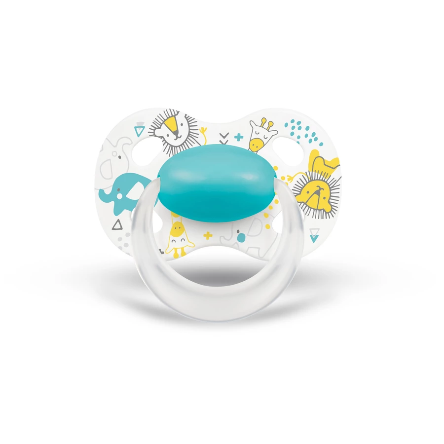 Medela Baby Schnuller Original ab dem 18. Monat DUO Signature 4 Stück in gelb und türkis