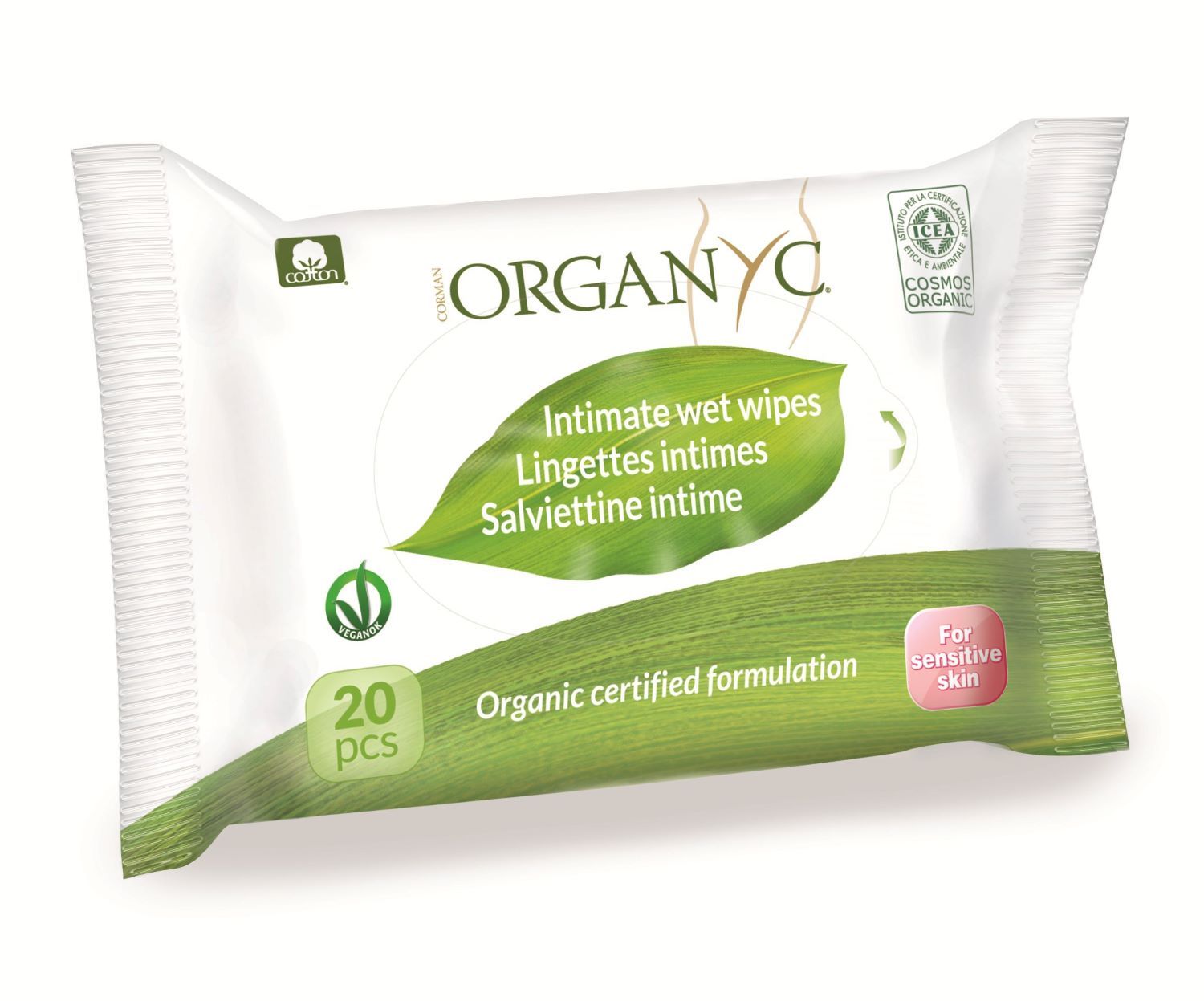 Organyc Intimate Wipes