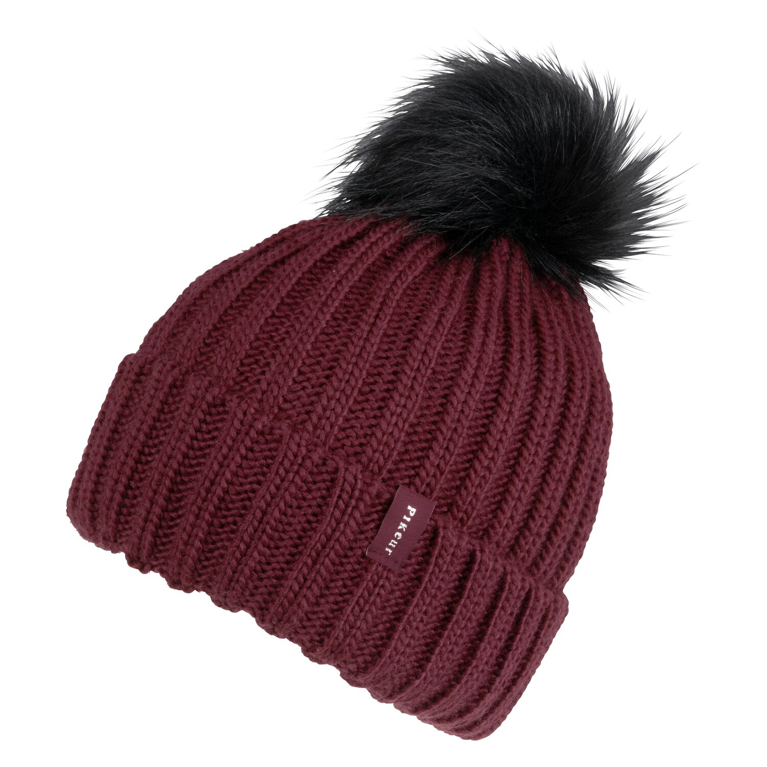 PIKEUR Beanie Basic - mulberry - 53-55