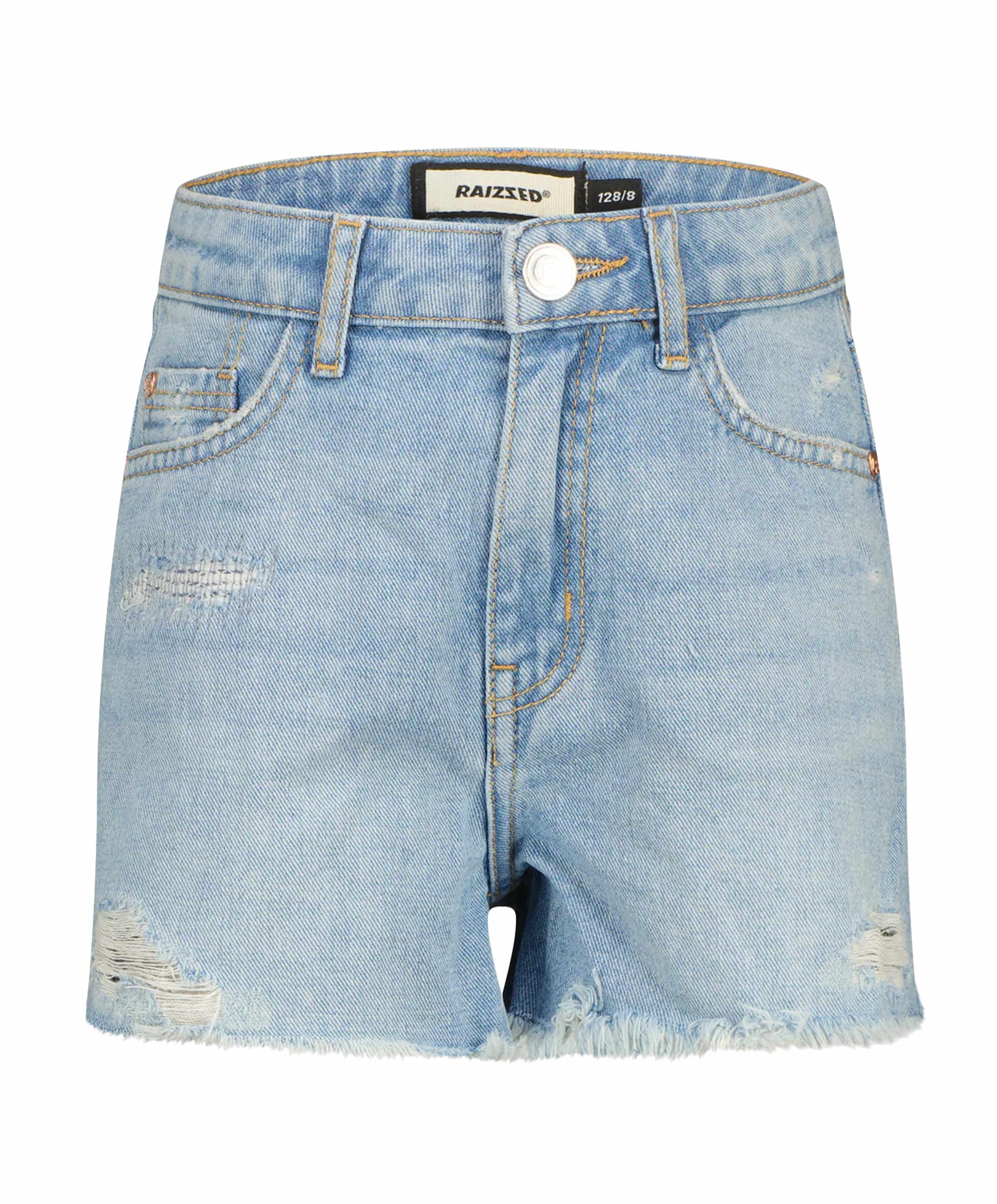 Raizzed Paramaribo Crafted meisjes korte broek blauw
