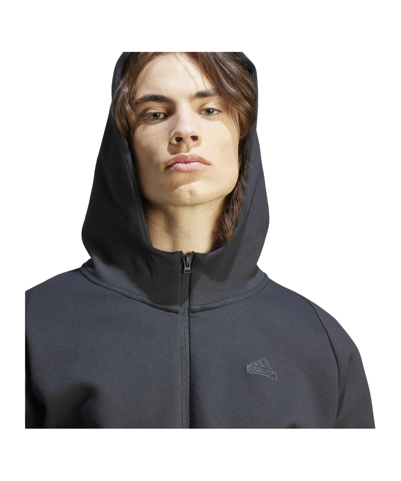 adidas ZNE Tracktop Kapuzenjacke Schwarz