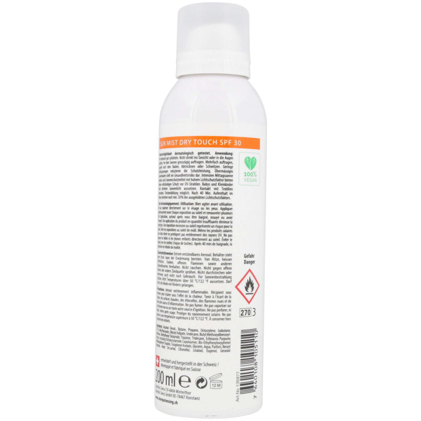 Sherpa Tensing Sonnencreme transparent SF30