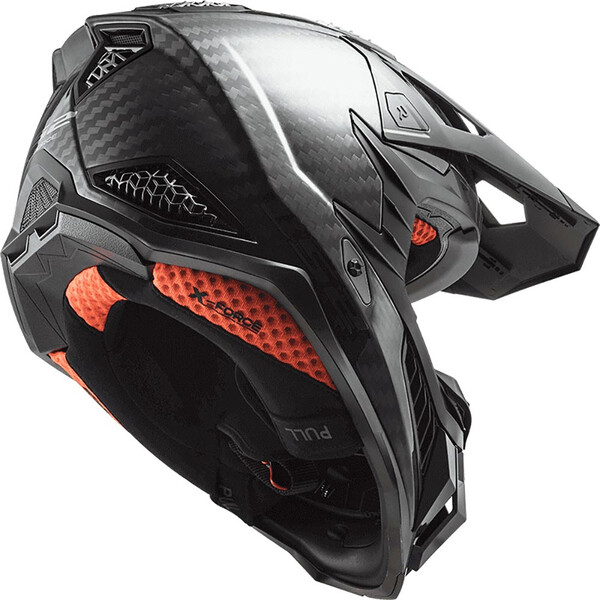 LS2 - Casque MX703 X-Force Pro Fim Carbone / Mat
