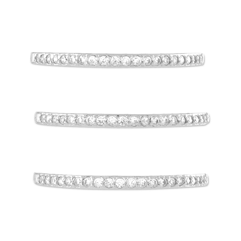 Bague Kleberte Argent Blanc Oxyde De Zirconium
