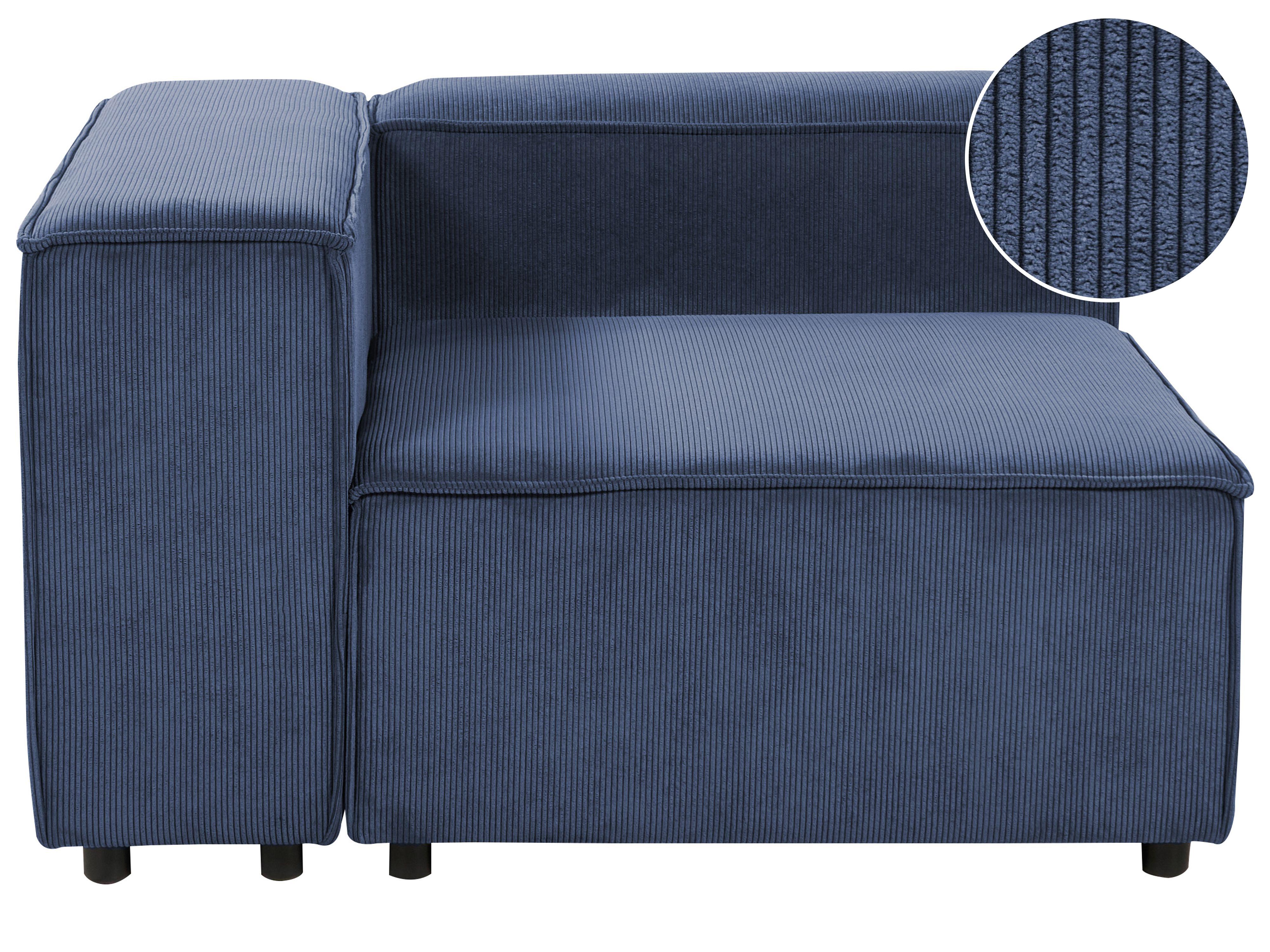 Hoekmodule ARDAL Corduroy Donkerblauw rechtszijdig