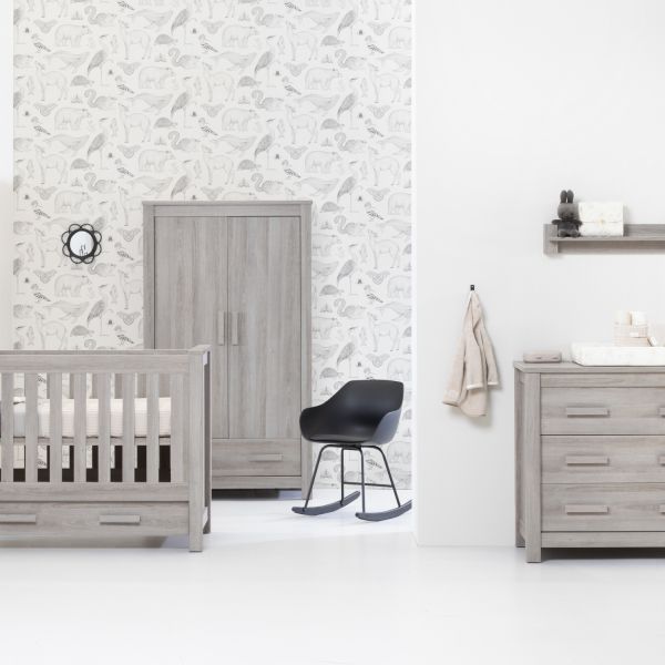 Europe Baby Juno Babybed Met Lade Grijs 70 x 140 cm