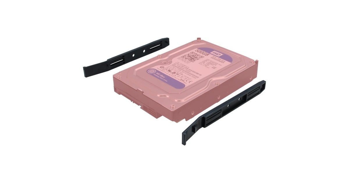 Inter-Tech4U 40248 rack behuizing  (Zwart | 2x USB-A)
