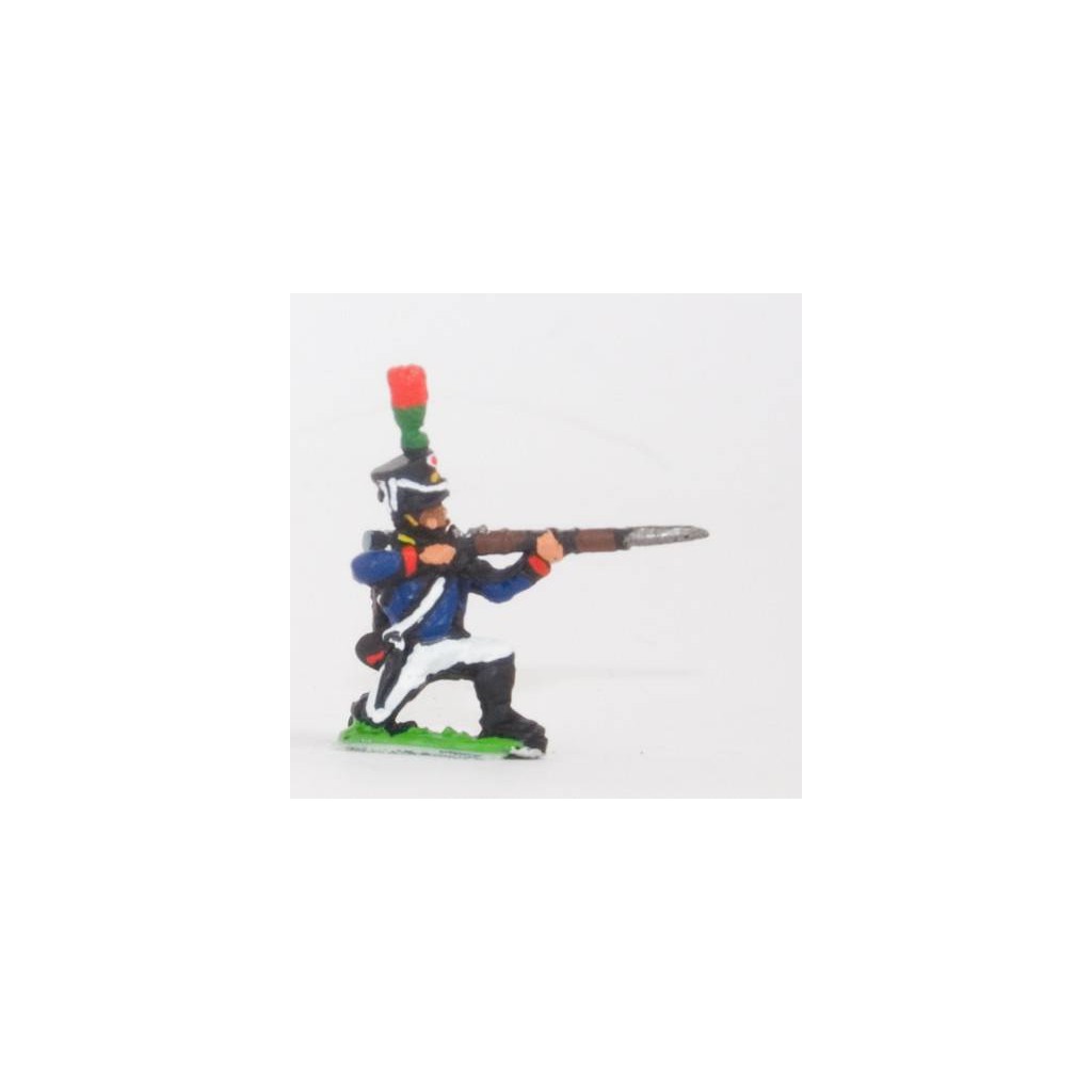 French: Young Guard 1809-1815: FlanqueursGrenadiers or FlanqueursChasseurs: Kneeling, firing