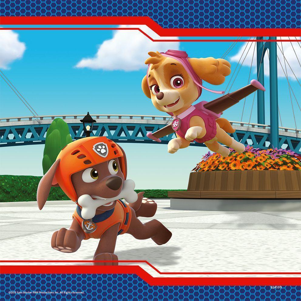 Puzzle PAW PATROL - HELDEN MIT FELL 3x49-teilig