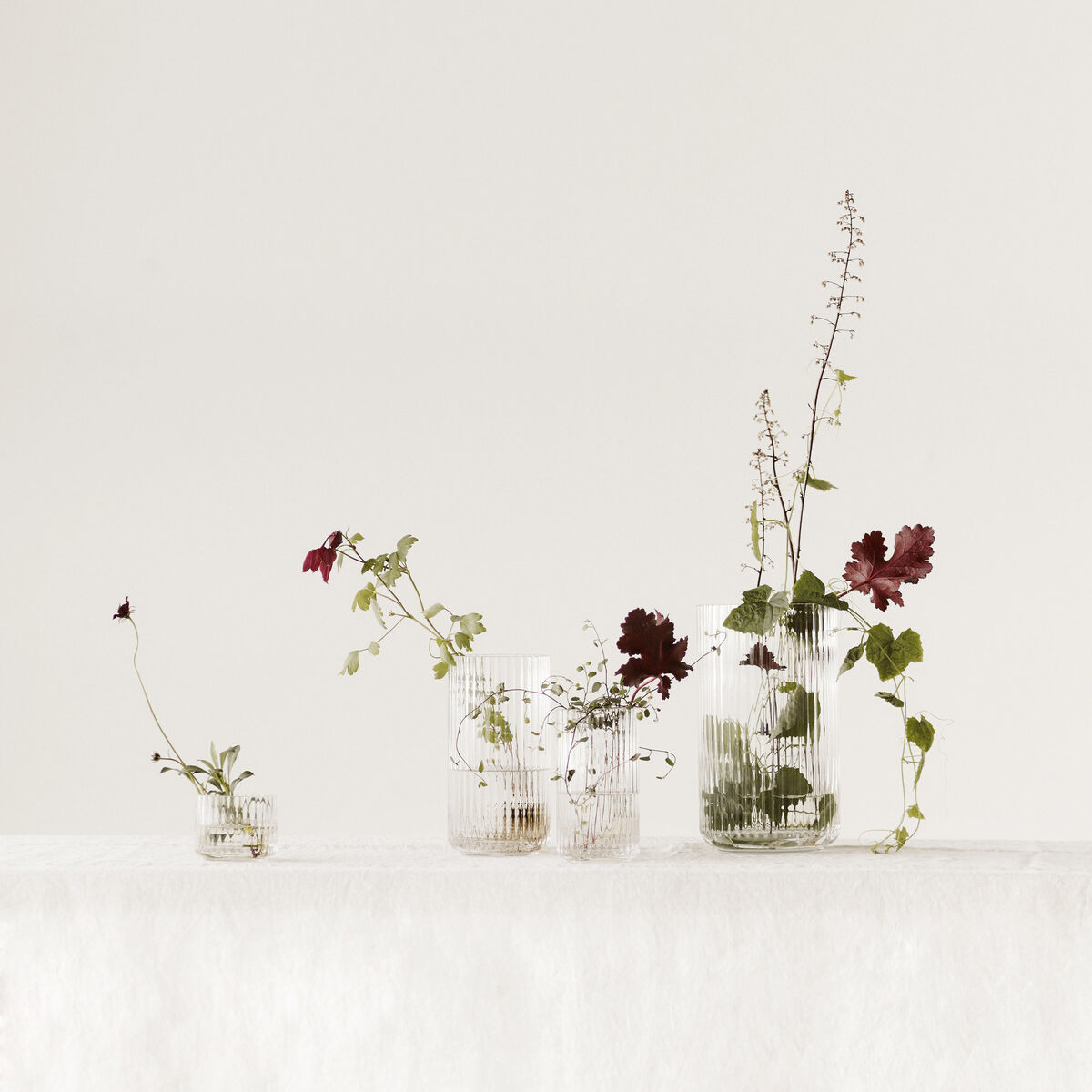 Vase 25 cm Glass Clear