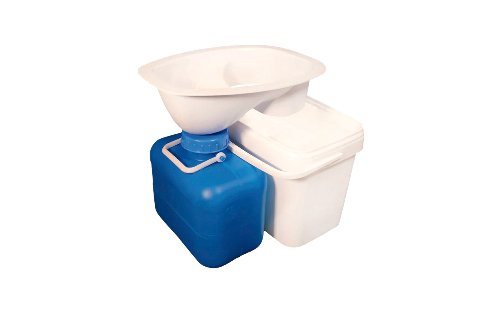 Trelino DIY Set XL für großvolumige Komposttoiletten oval Weiß