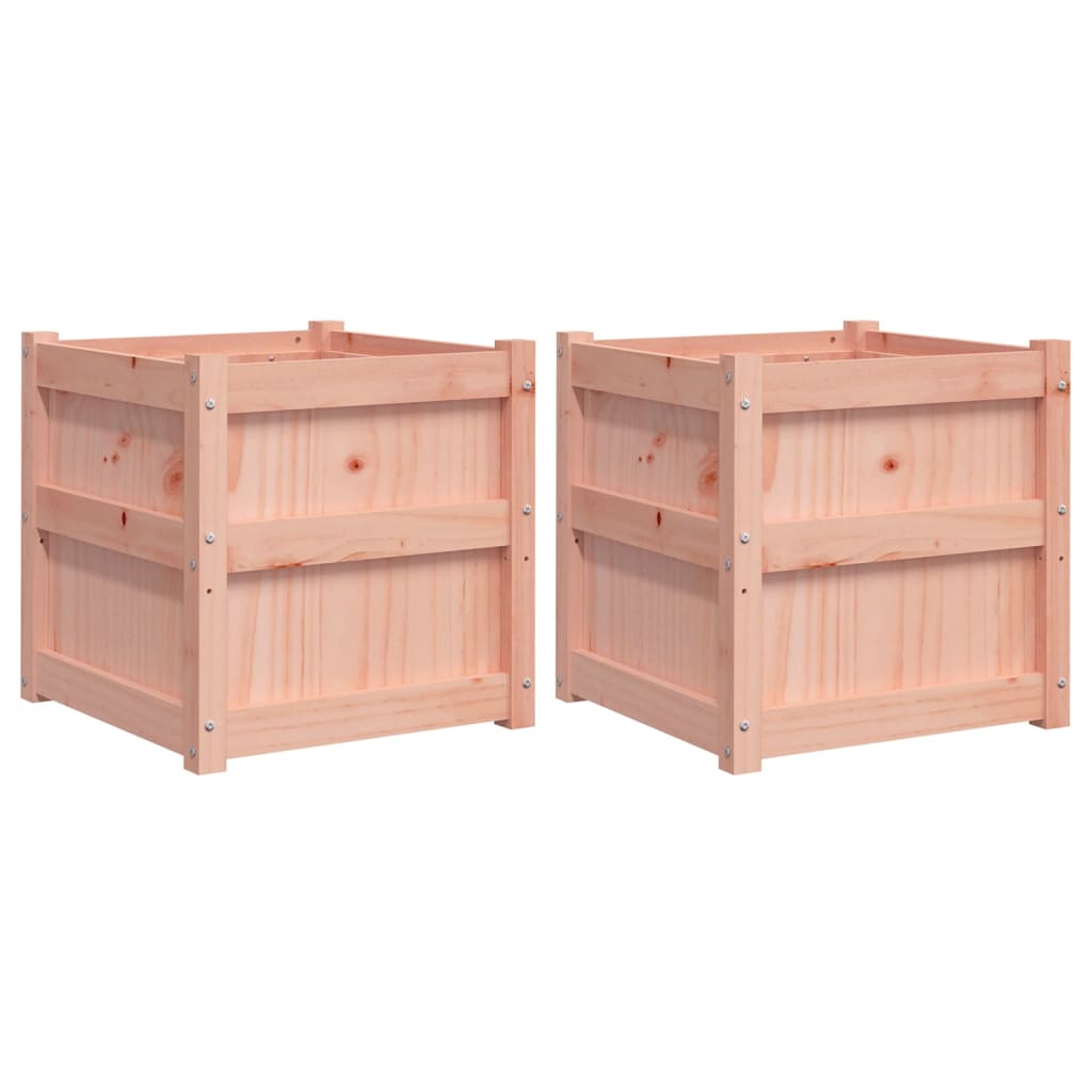Jardinières 2 pcs bois massif douglas