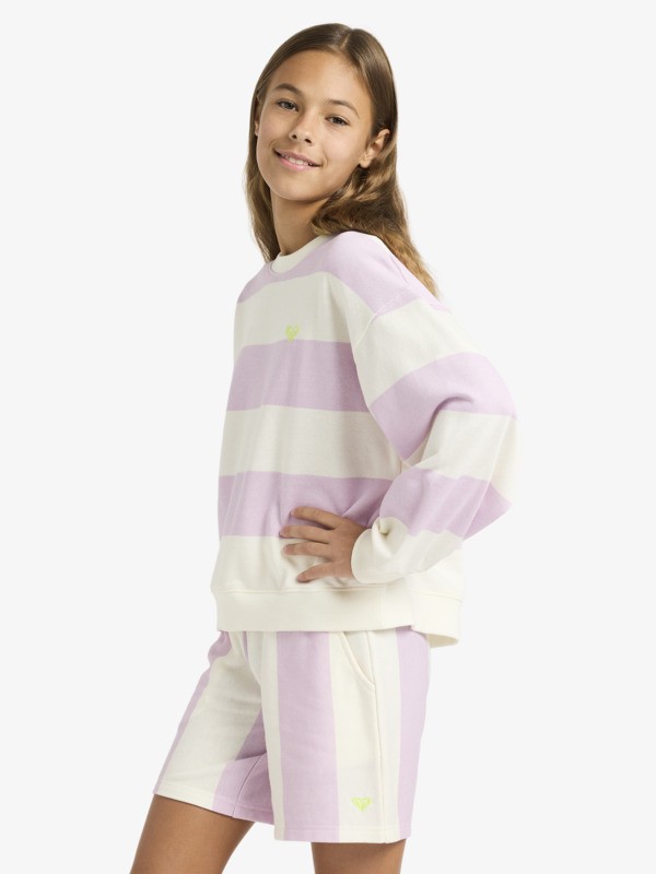 Little Things Short en molleton Violet Fille 4-16